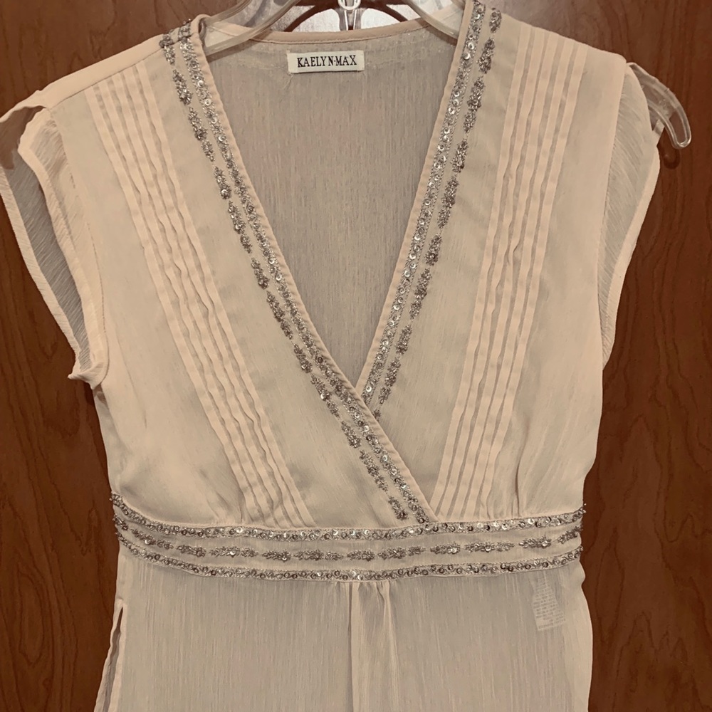 Woman’s sheer top